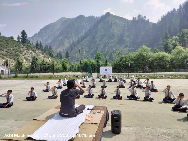 INTERNATIONAL YOGA DAY CELEBRATED AT AGS RAGHAVAN ON 21 JUNE 2025