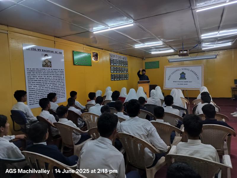 WORLD BLOOD DONOR DAY CELEBRATED AT AGS RAGHAVAN ON 14 JUN 2025