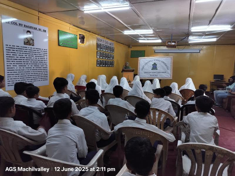 WORLD DAY AGAINST CHILD LABOUR CELEBRATED AT AGS RAGHAVAN ON 12 JUN 2025