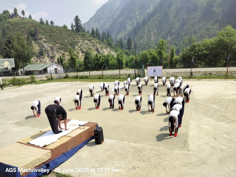 INTERNATIONAL YOGA DAY CELEBRATED AT AGS RAGHAVAN ON 21 JUNE 2025