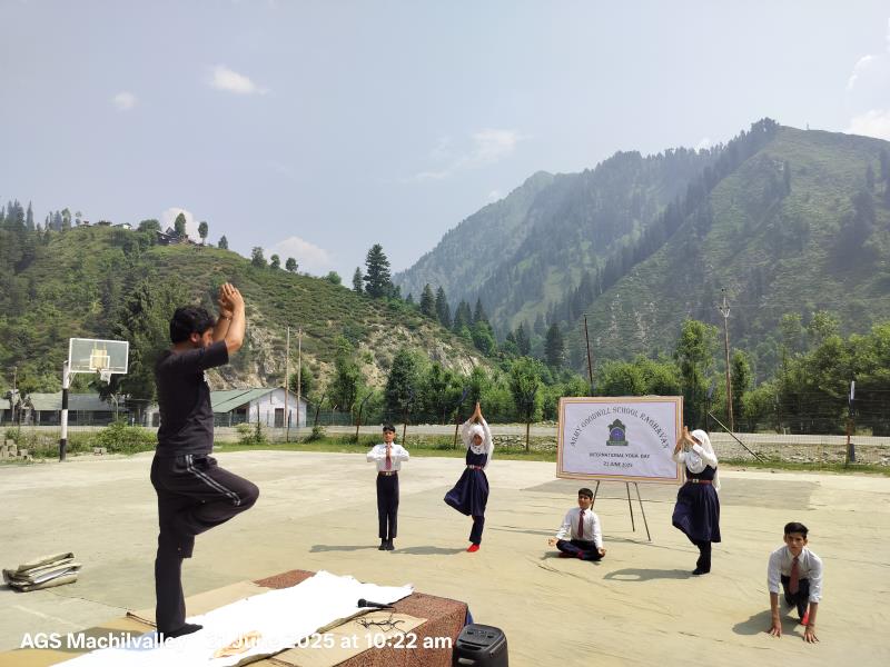 INTERNATIONAL YOGA DAY CELEBRATED AT AGS RAGHAVAN ON 21 JUNE 2025